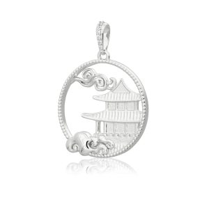 Alternative view of Charm Cung Trăng Huyền Bí - Bạc 23mm