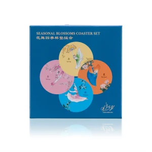 Bộ lót ly hình hoa bốn mùa (Seasonal Blossoms - Set of 4)