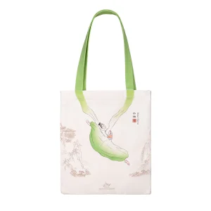 Túi vải canvas Dải Tay Áo Nước - Màu Xanh