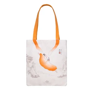 Túi vải canvas Dải Tay Áo Nước – Màu Cam