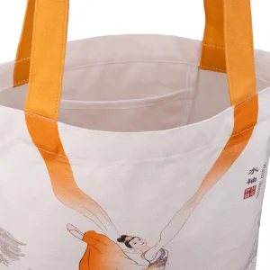 Alternative view of Túi vải canvas Dải Tay Áo Nước – Màu Cam