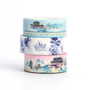 Bộ băng keo Washi Phong cảnh tuyệt đẹp